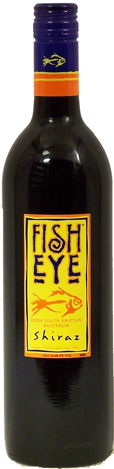 Fish Eye  shiraz wine of south eastern australia, 13% alc. by vol. Full-Size Picture